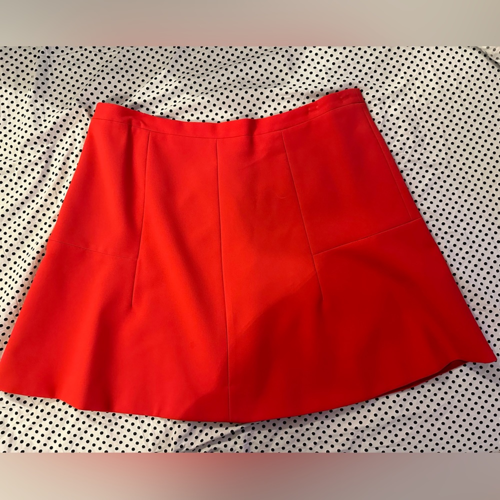 J Crew Red Mini Skirt | Size 14